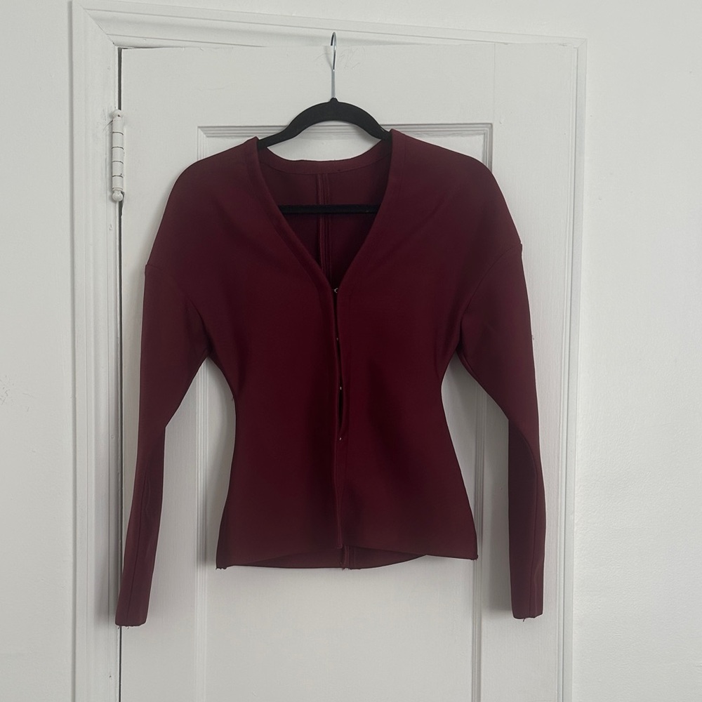 Burgundy two piece set - Picture 2 of 3